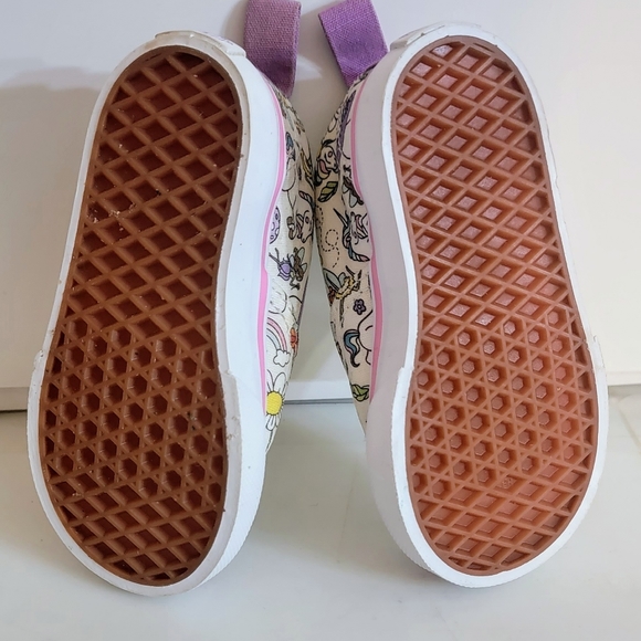 Vans Toddler Unicorn Slip-on Shoes 5C - Picture 3 of 4
